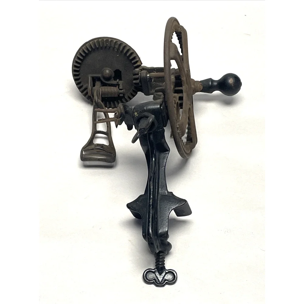 Antique Reading Hardware Co Cast Iron Apple Peeler Parer Pat. 1871 Primitive 12